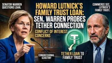 Sen. Warren Probes Commerce Secretary Howard Lutnick Over Secret Tether Loan to Family Trust
