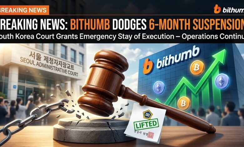Bithumb Wins Court Order to Pause 6-Month Suspension in South Korea