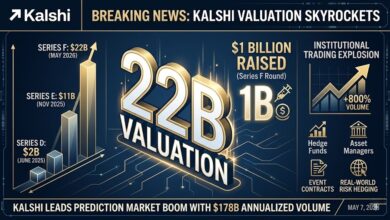 Kalshi Hits $22B Valuation After Massive $1B Series F Funding Round